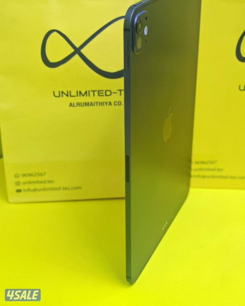 ايباد برو 11 M4 – 512 جيجا – رمادي شريحة eSIM بطارية 100% iPad Pro 116