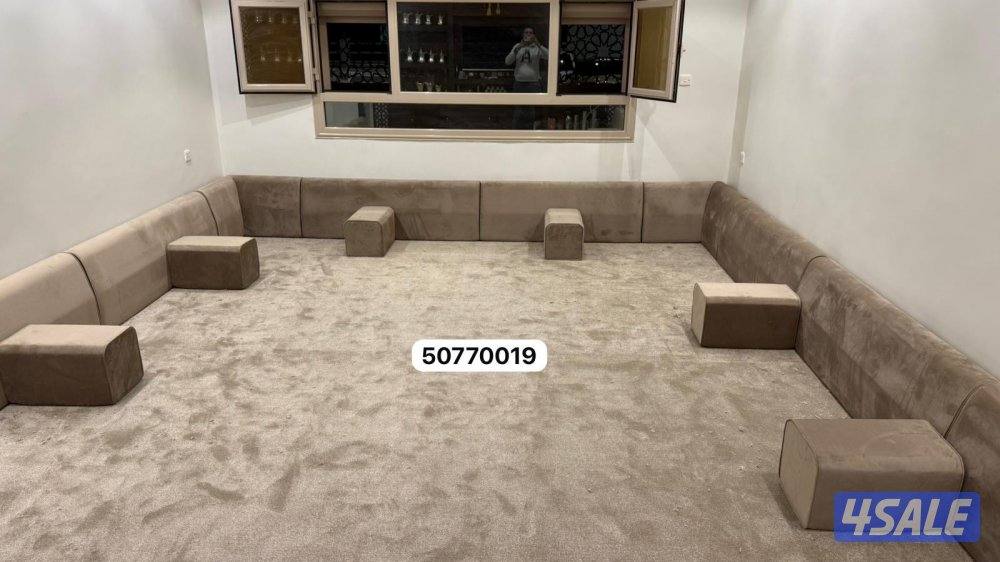 تفصيل وتنجيد مخاد ومراكي اسفنج البغلي وإسفنج سعودي وستاير رول ولنن10