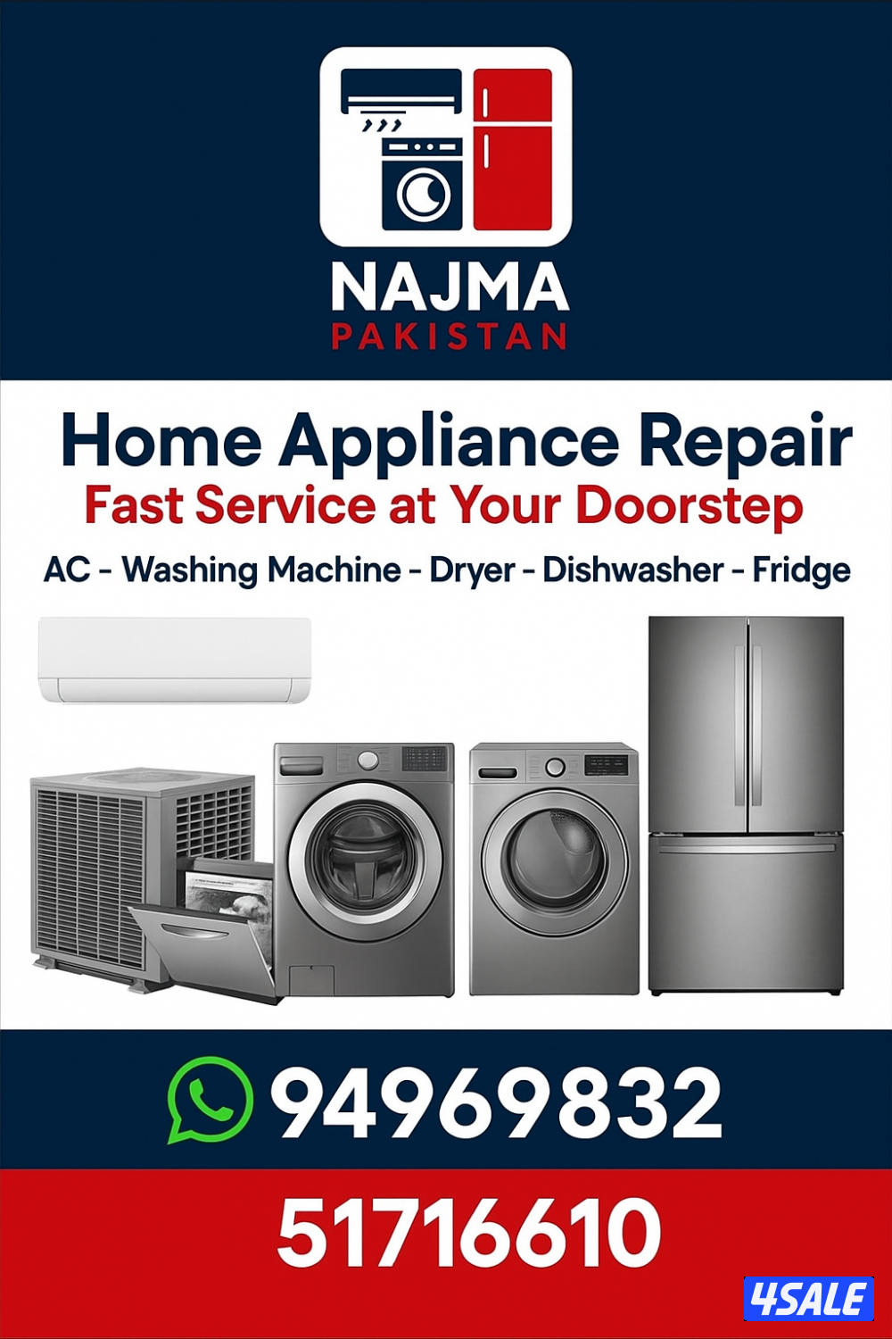 خدمات تصليح المكيفات غسالات نشافات تلاجات جميع مناطق الكويت0