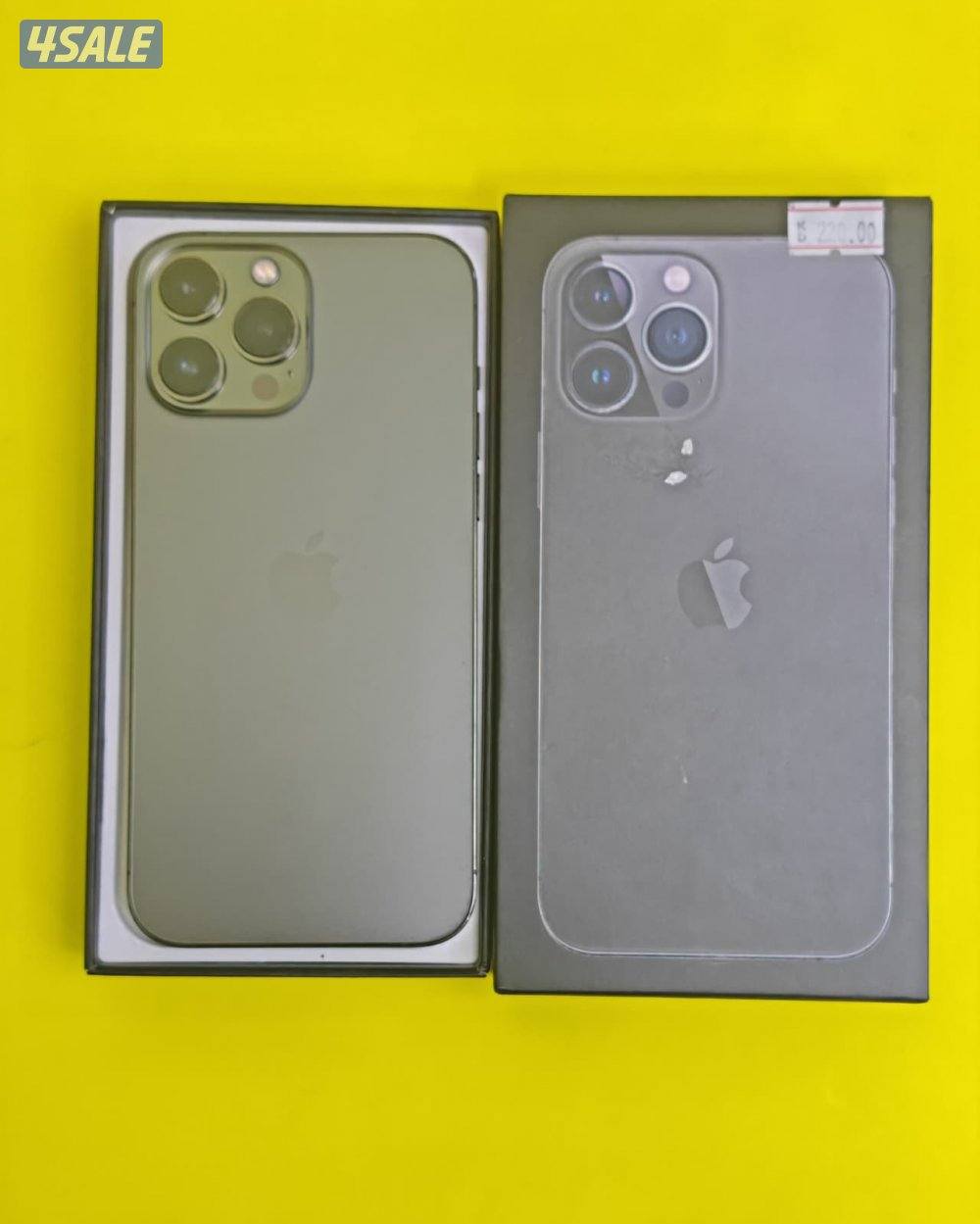 ايفون 13 برو ماكس – 1 تيرا – أسود بطارية 100% مستعمل مسجل بدون ضريبة0