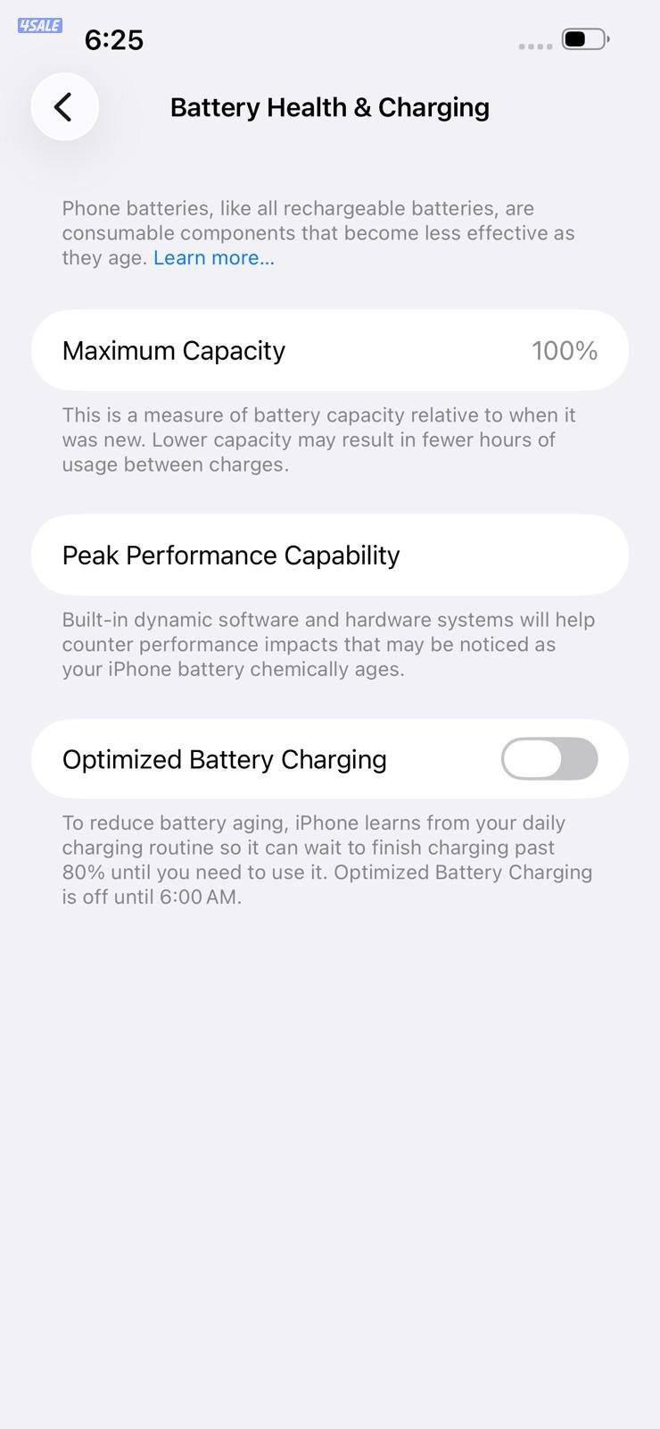 ايفون 13 برو ماكس – 1 تيرا – أسود بطارية 100% مستعمل مسجل بدون ضريبة9