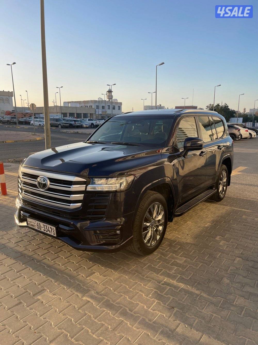 لاند كروز GXR توين تيربو صبغ الوكاله شرط الفحص لون كحلي سيرفيس وكاله0