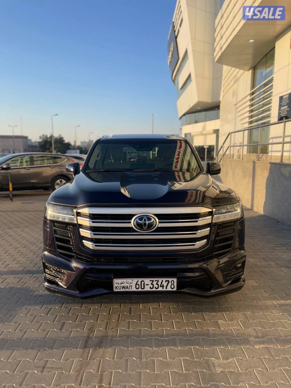 لاند كروز GXR توين تيربو صبغ الوكاله شرط الفحص لون كحلي سيرفيس وكاله4