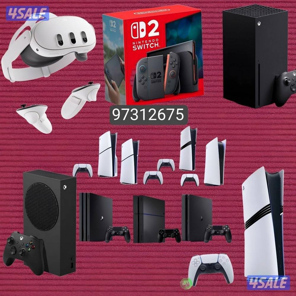 شراء وبيع البلاي ستيشن والنتندو سوتش والاكس بوكس مستعمل وجديد يوجد توص0