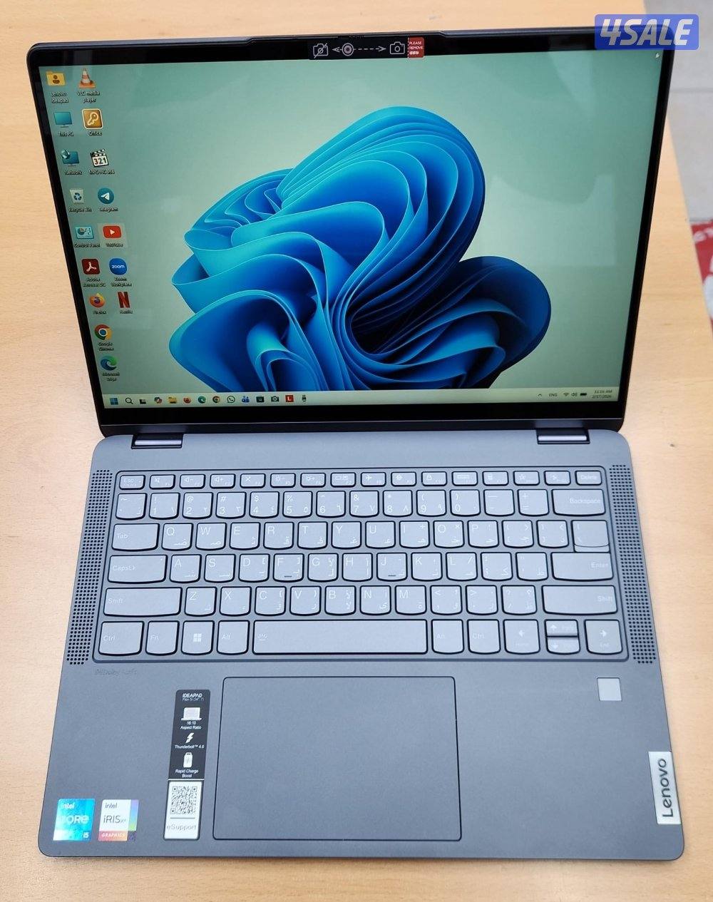 للبيع لابتوب Lenovo Flex 5 14inch i512gen/16 Ram DDR5/512SSD/تاتش سكري3