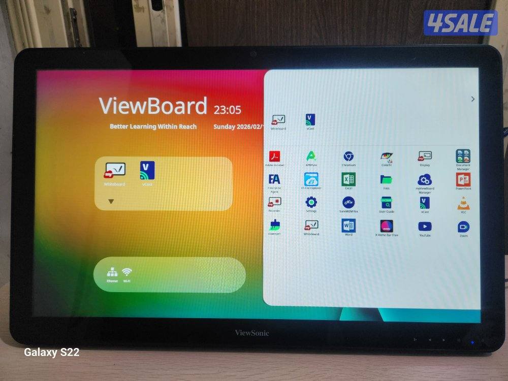 شاشة لمس ViewSonic 24 بوصة ممتازه للصغار والترفيه0