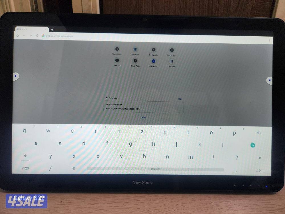 شاشة لمس ViewSonic 24 بوصة ممتازه للصغار والترفيه1