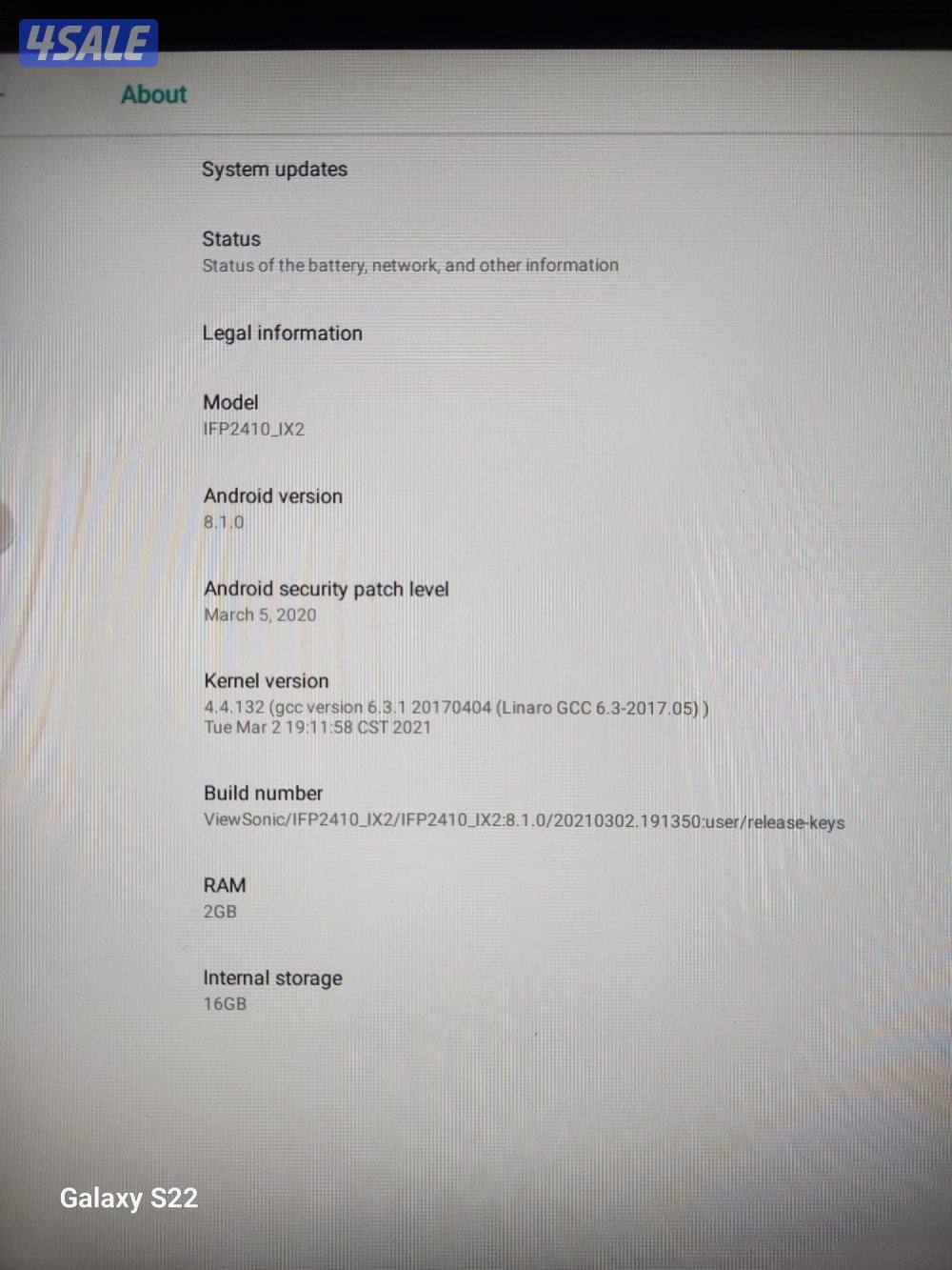 شاشة لمس ViewSonic 24 بوصة ممتازه للصغار والترفيه6