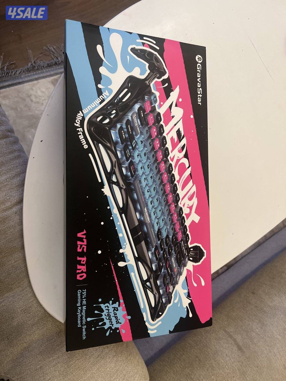 كيبورد GravaStar جديد ولم يستعمل نهائياً سعره الجديد في الغانم ب ٧٥0