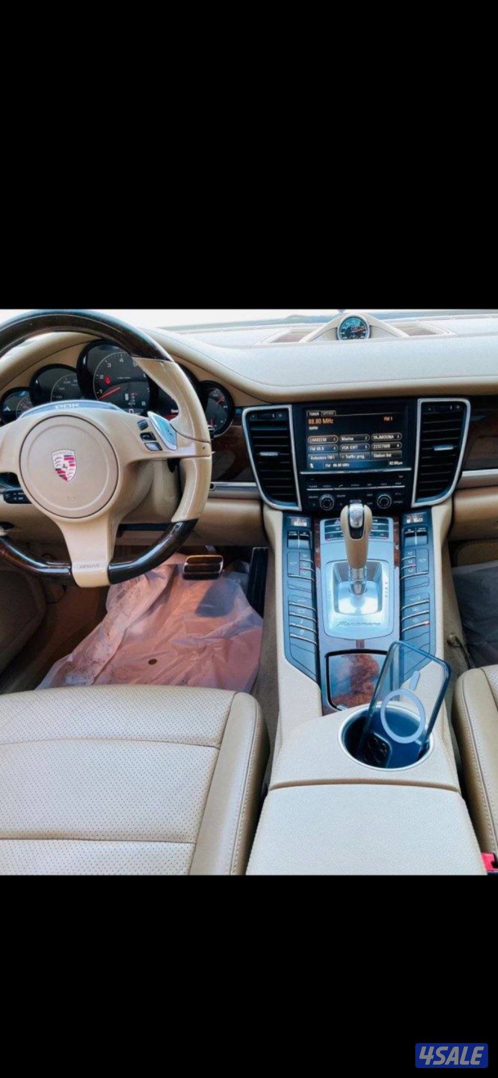 بورش باناميرا 6 سلندر اللون بني من داخل بيج نظام معاونيات مو هدروليك4