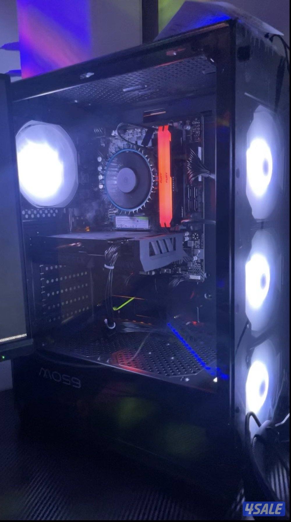 للبيع بي سي نظيف كرت شاشه 4060RTX المعالجi5 16 رام Windows11 على السوم0