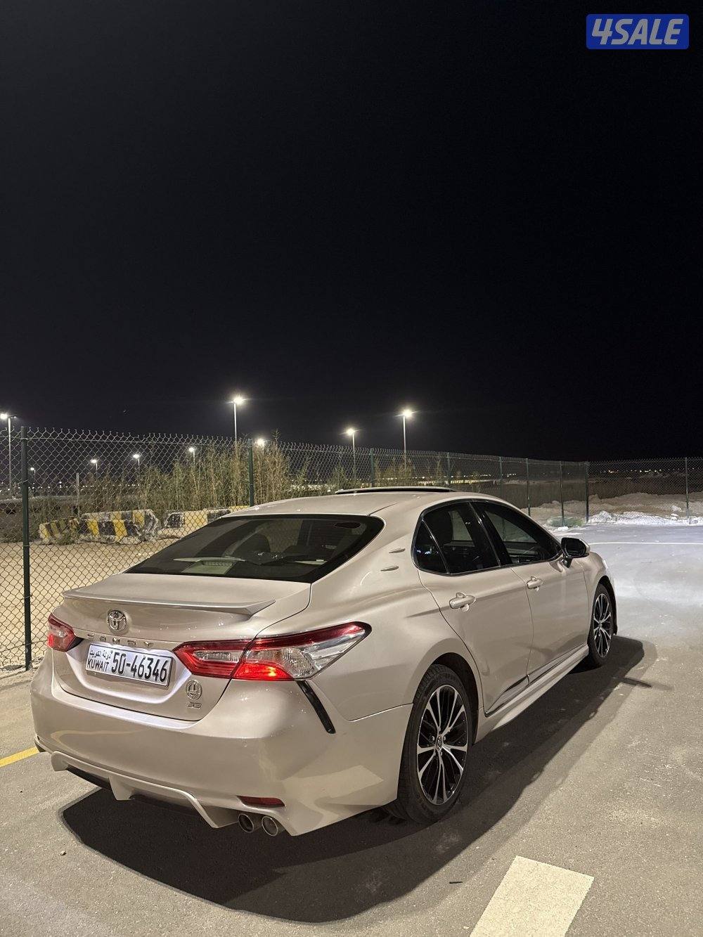 كامري سبورت موديل ٢٠١٩ اللون بيج ٤ سلندر ٤ تواير جدد0