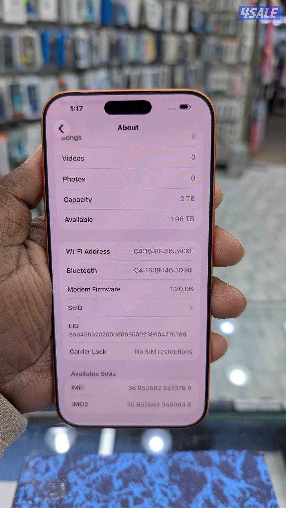 Apple iPhone 17 pro max (2TB)8