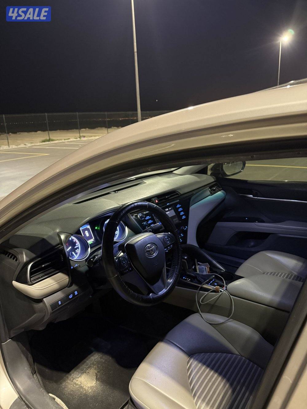 كامري سبورت موديل ٢٠١٩ اللون بيج ٤ سلندر ٤ تواير جدد7