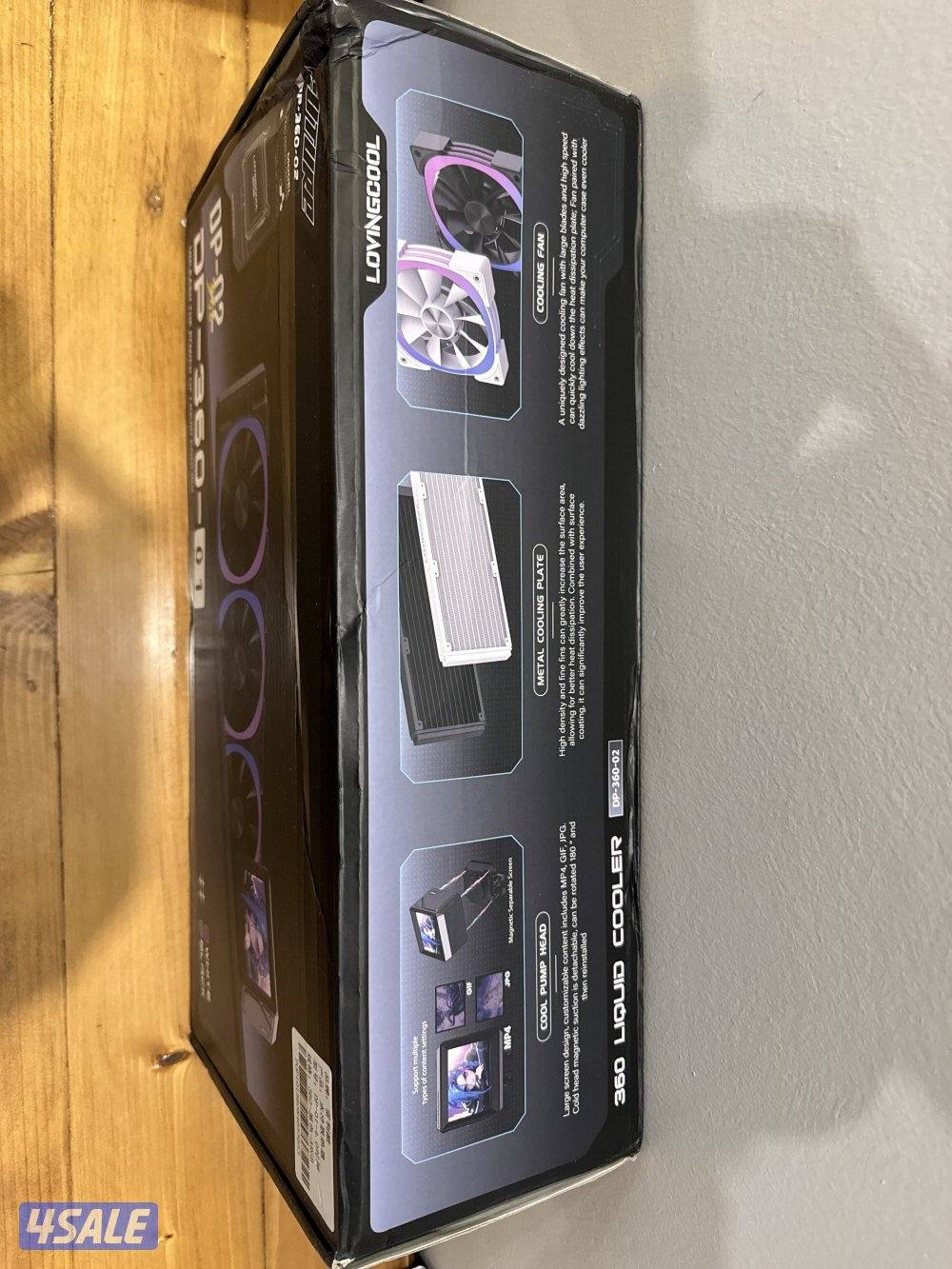 مبرد مائي 3 مراوح - اسود3