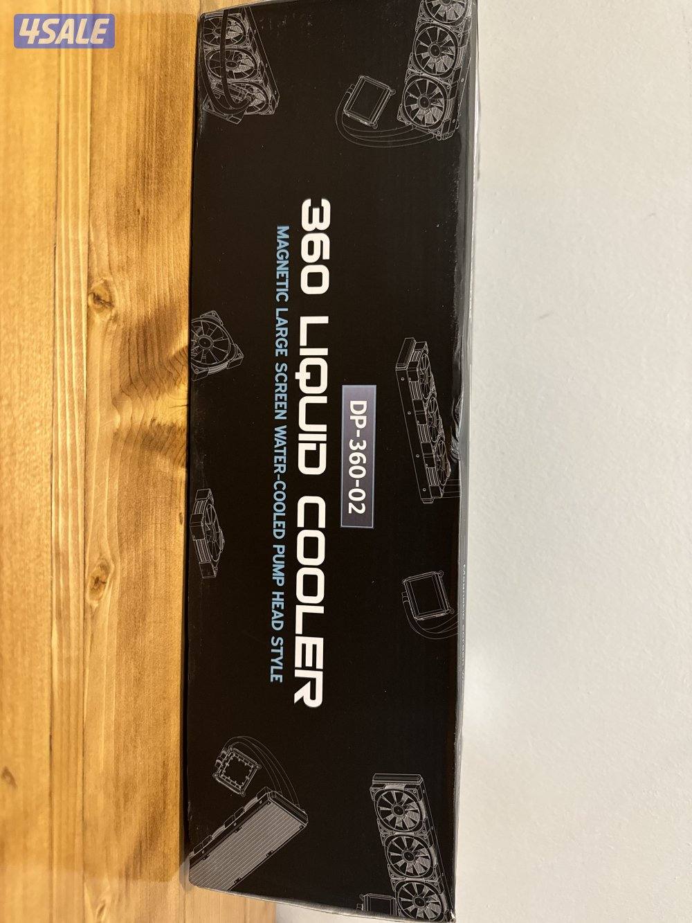 مبرد مائي 3 مراوح - اسود5