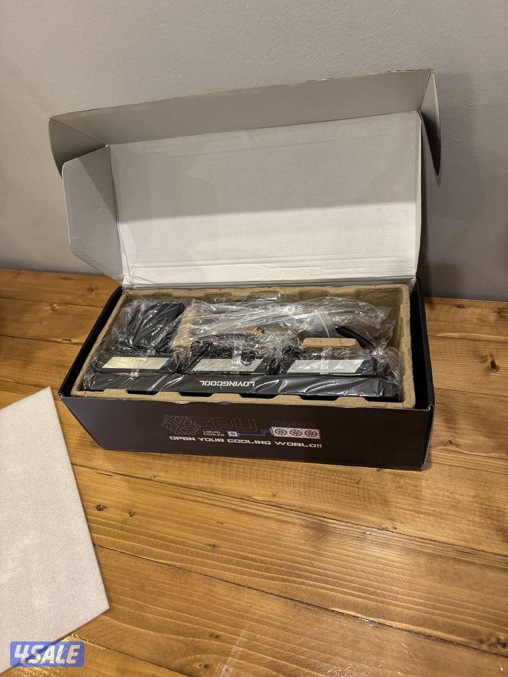 مبرد مائي 3 مراوح - اسود7