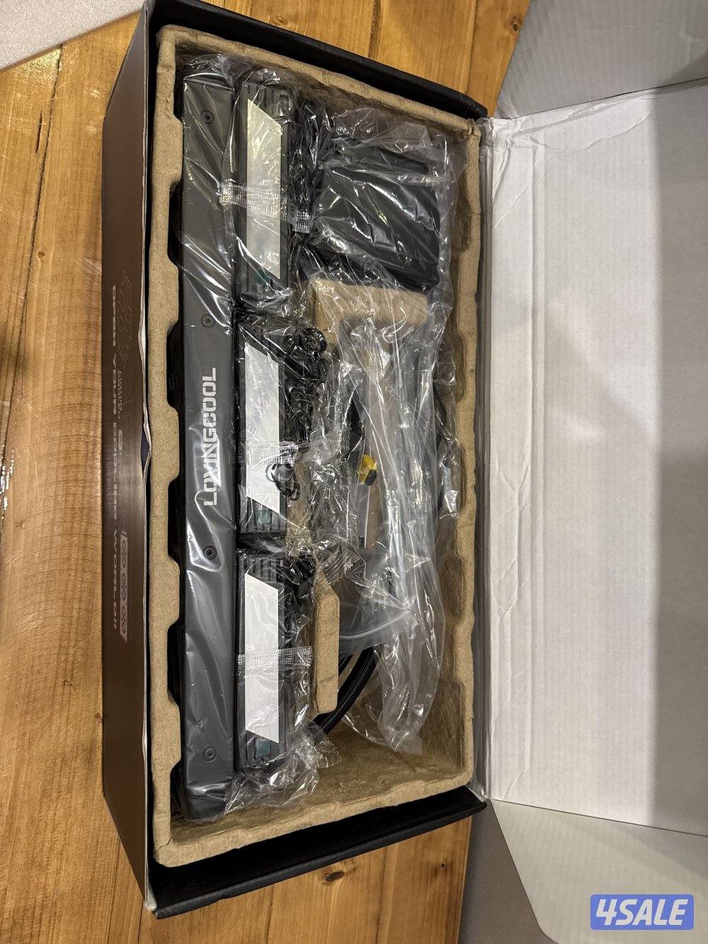 مبرد مائي 3 مراوح - اسود8