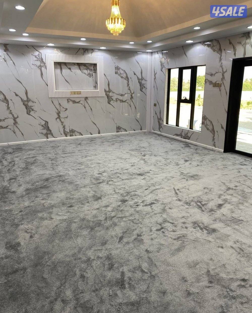 تركيب سجاد مشجر وساده + حفر يدوي بدقه عاليه7