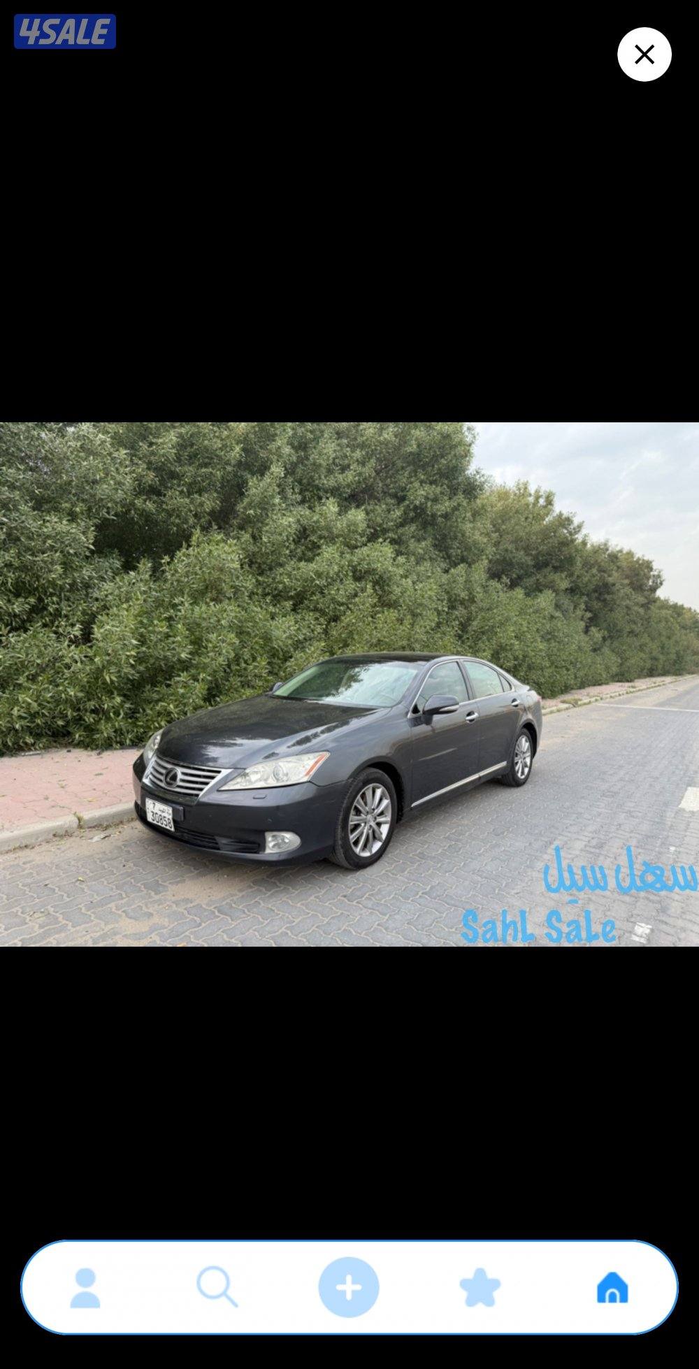 للبيع لكزس es350 2010 ماشي 176 الف0