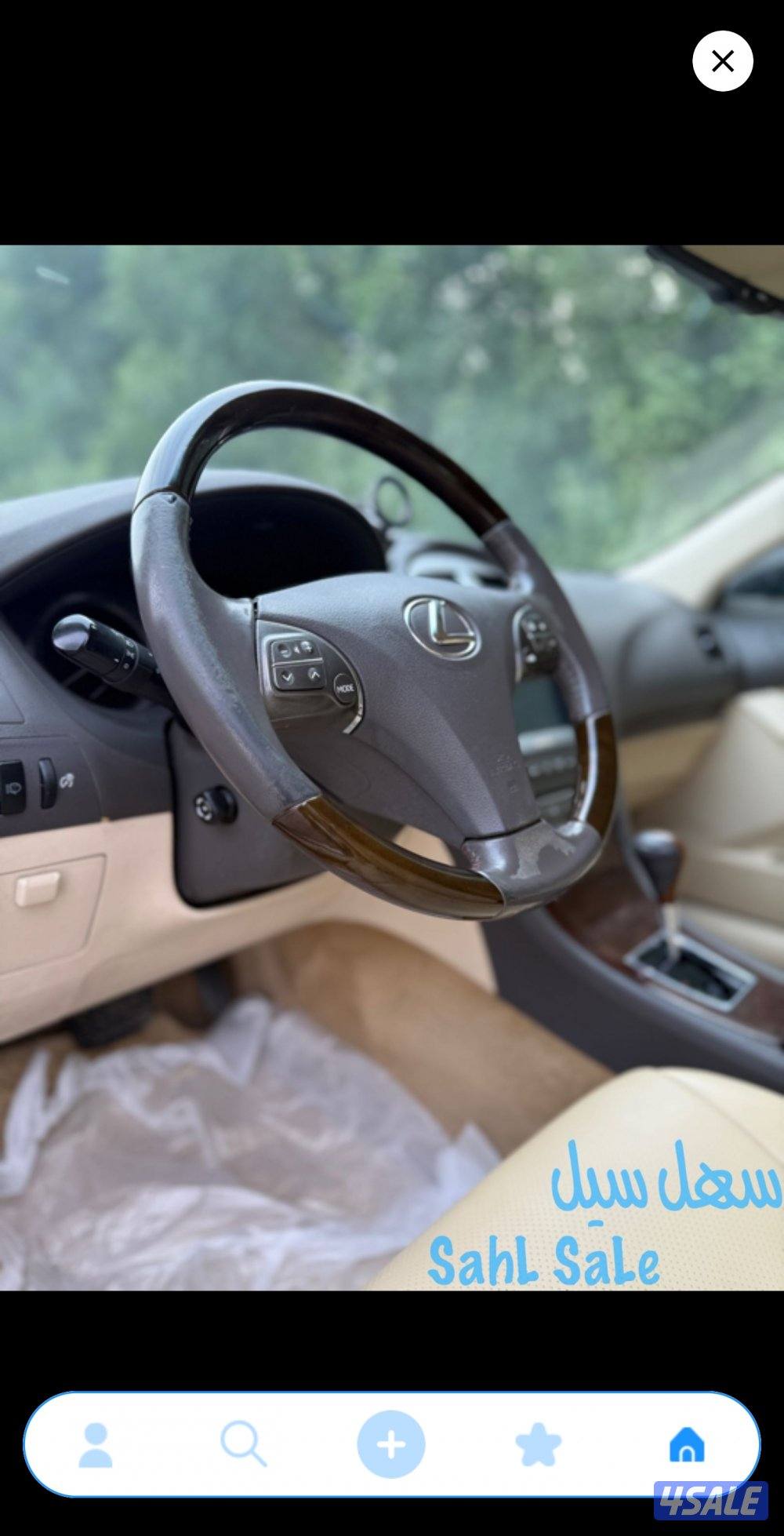 للبيع لكزس es350 2010 ماشي 176 الف5