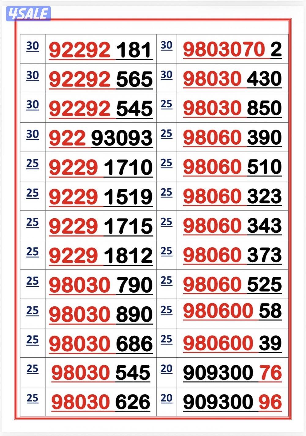 اكسترا للاتصالات ارقام مميزة5