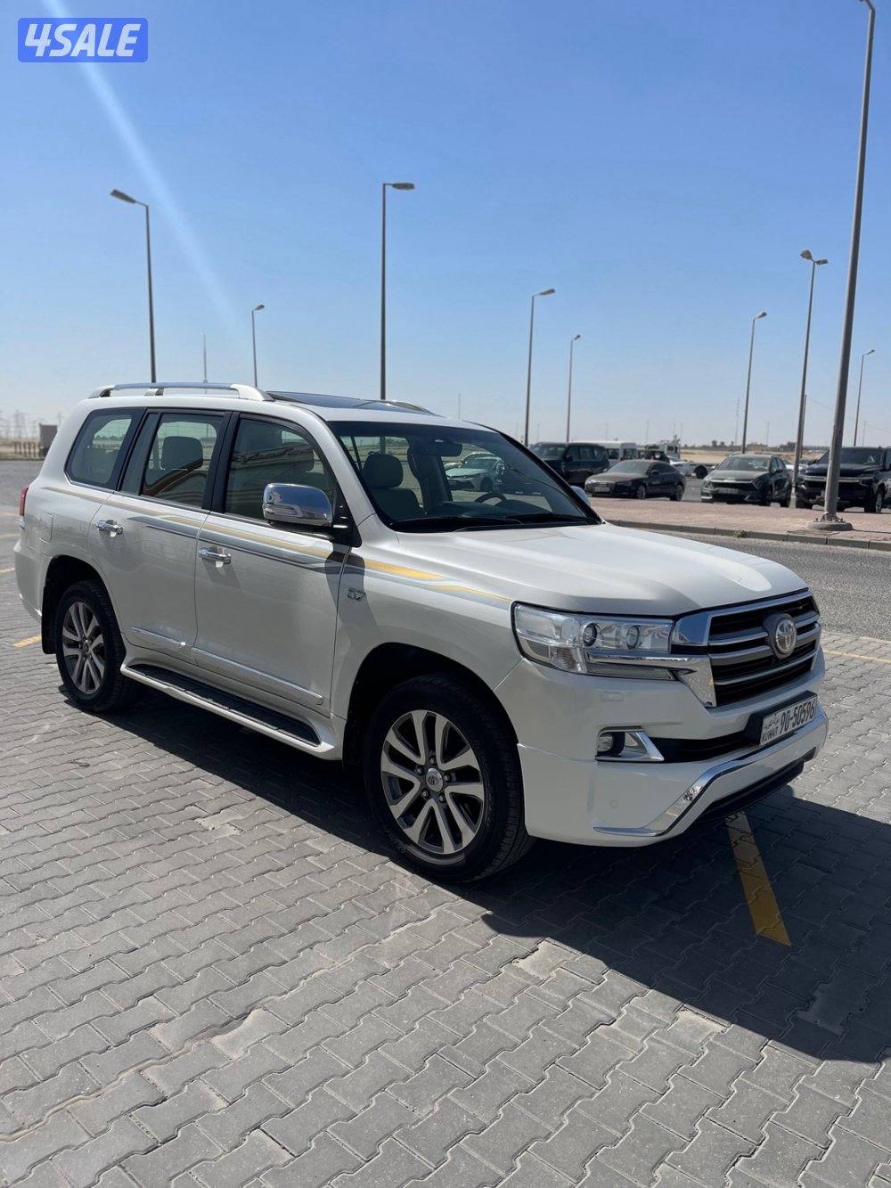 لاند كروز VXR وارد قطر صبغ الوكاله شرط الفحص1