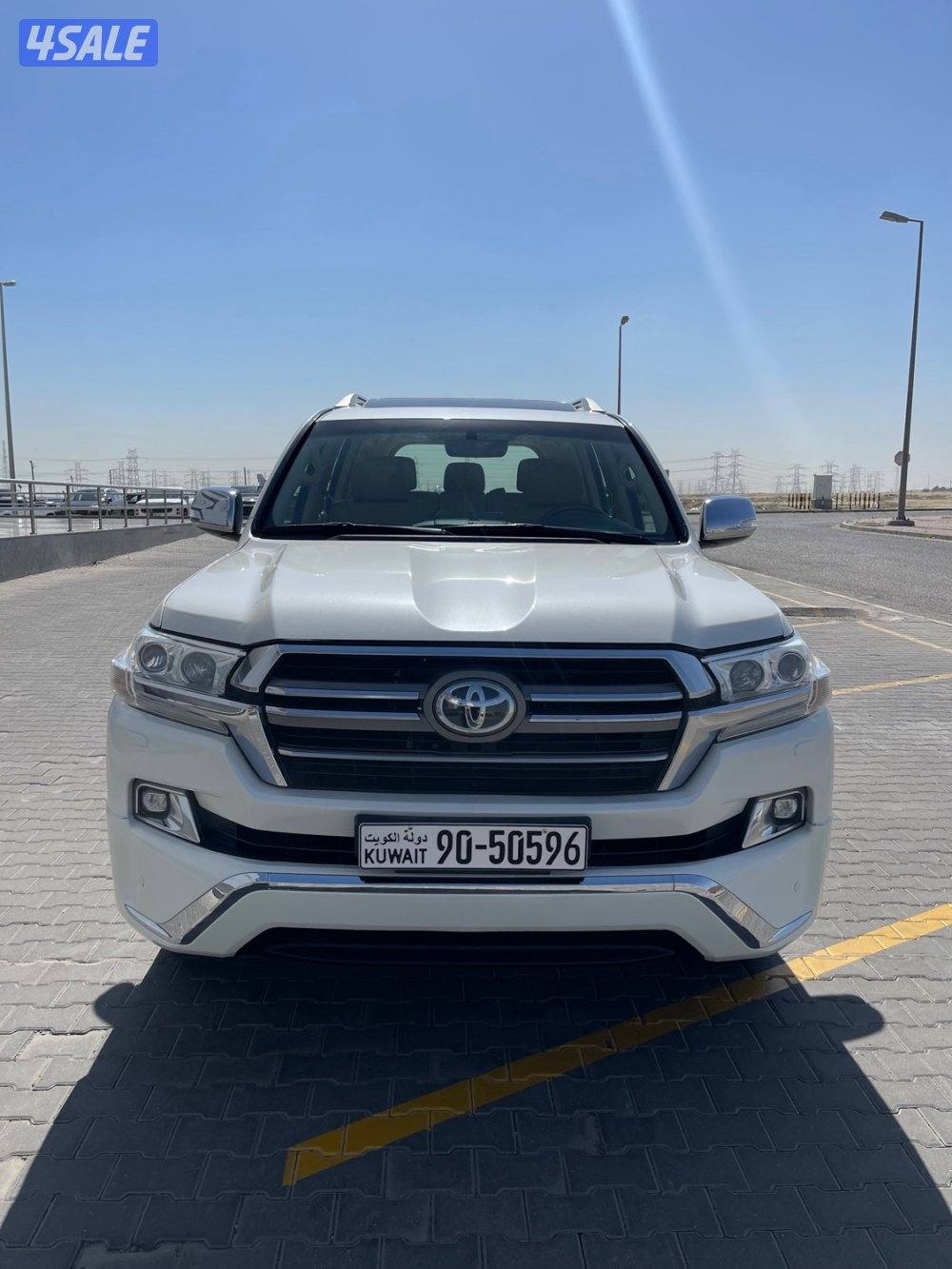 لاند كروز VXR وارد قطر صبغ الوكاله شرط الفحص2