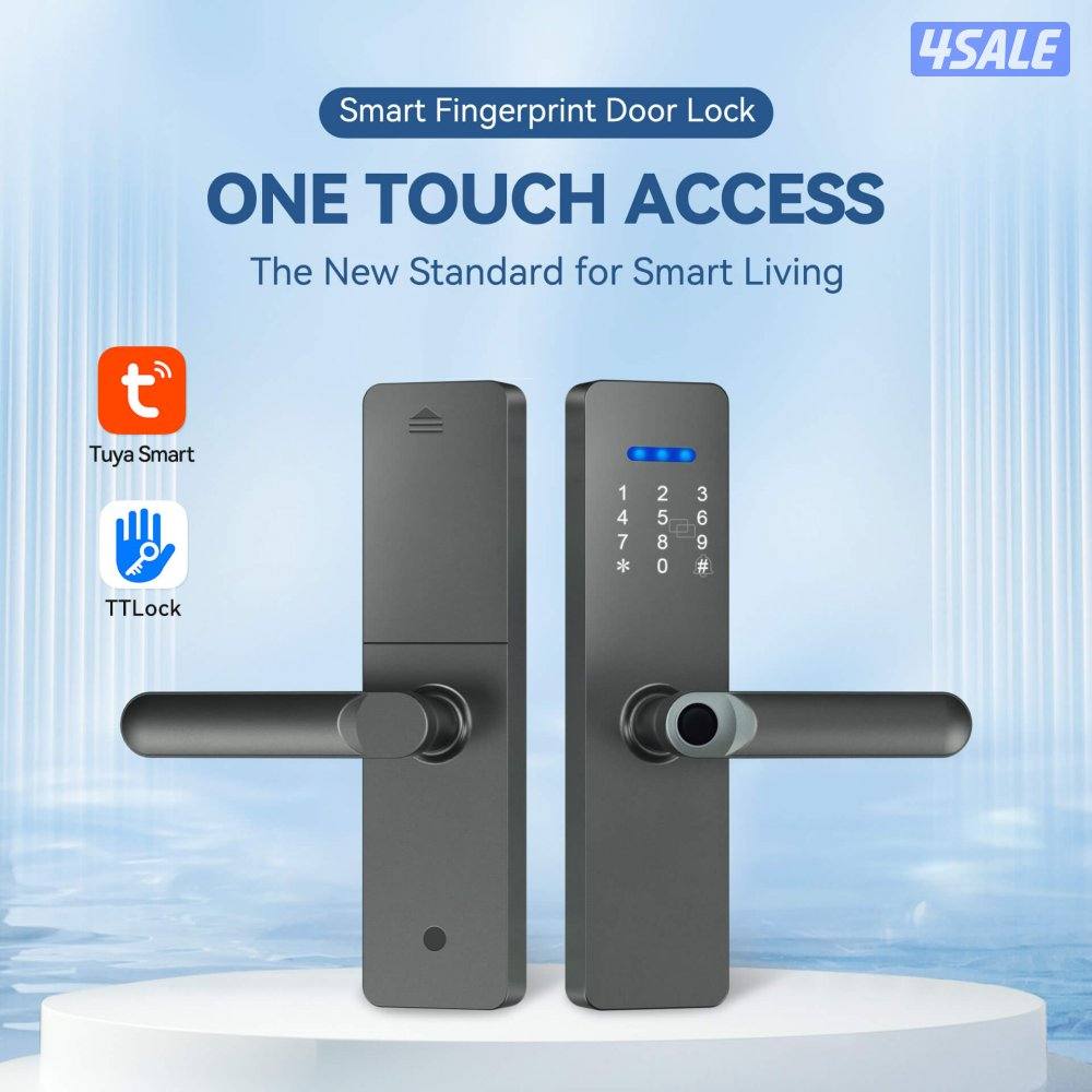 Smart lock for wooden doors WiFi with 1 yr warranty with installation2