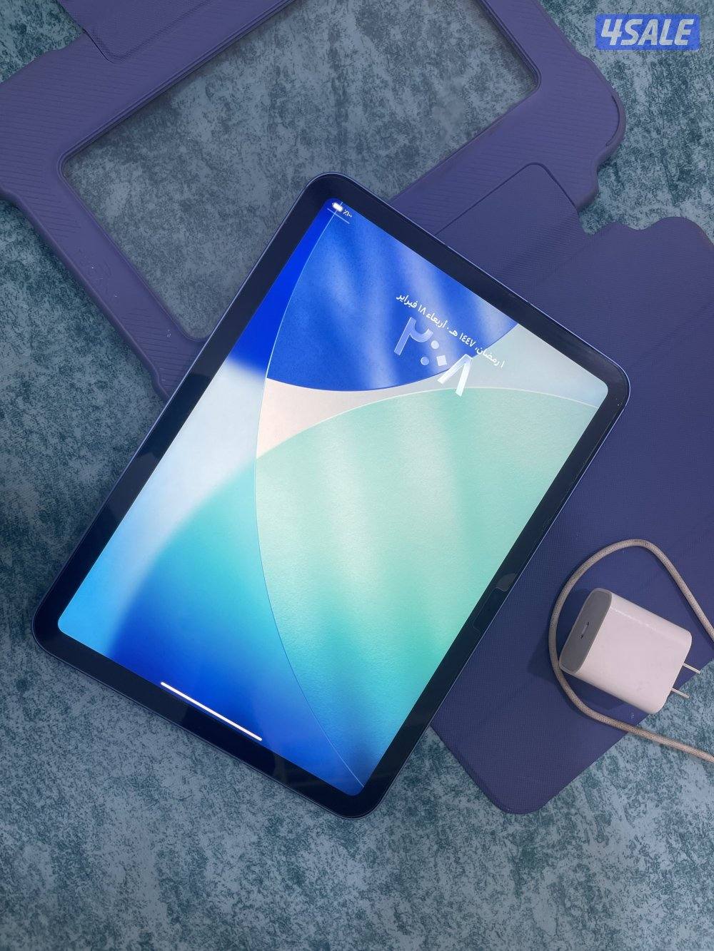 ايباد ابل 10 العاشر 64 قيقا بايت خط شريحة 5g وقلم ابل اصلي وكيبوردابل3