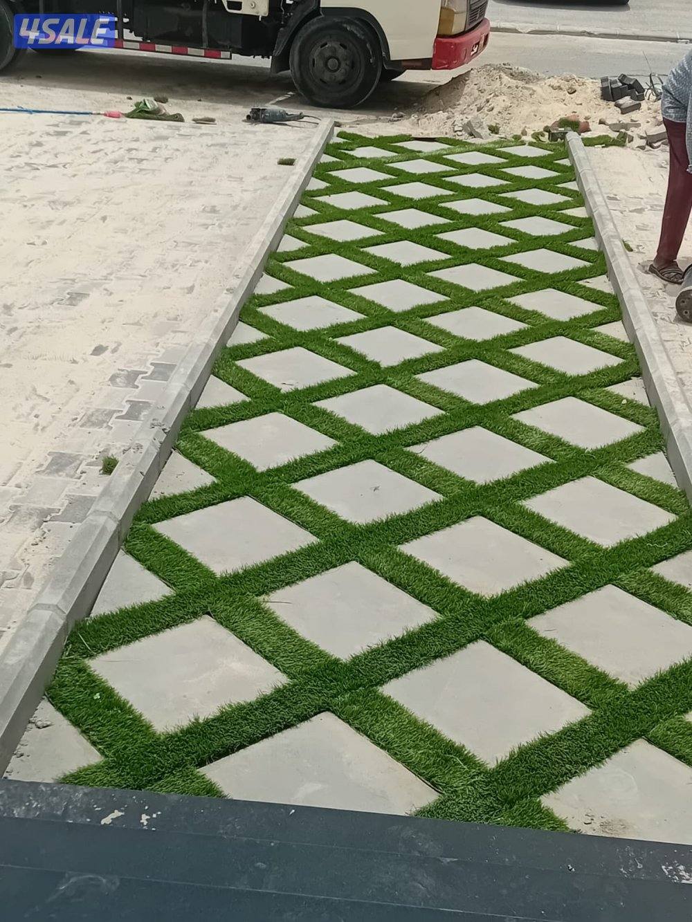 معلم بلاط متداخل وكربستون وكاشي ومصفت سيارات وصبت موزاييك ارضيات3