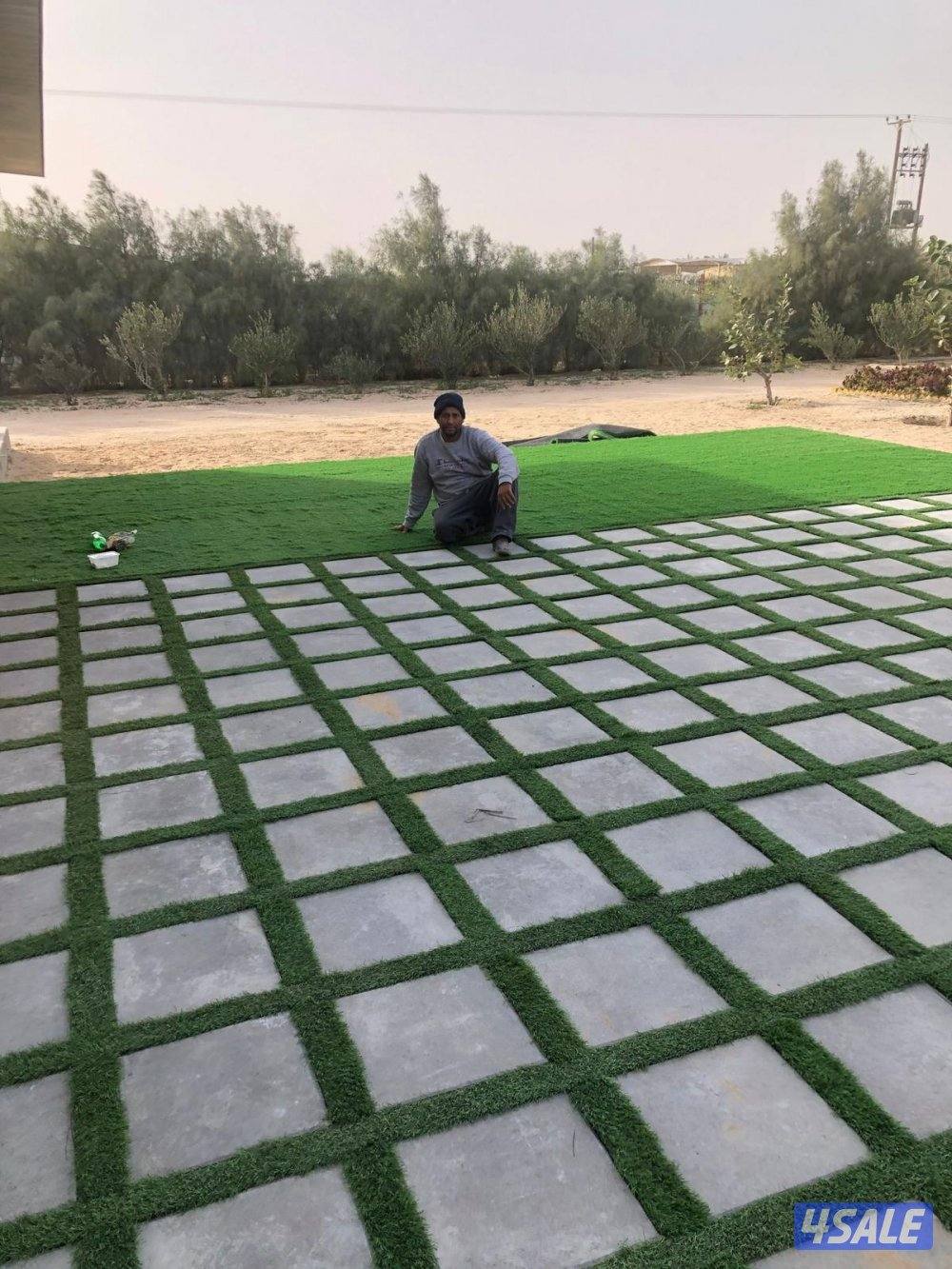 معلم بلاط متداخل وكربستون وكاشي ومصفت سيارات وصبت موزاييك ارضيات10