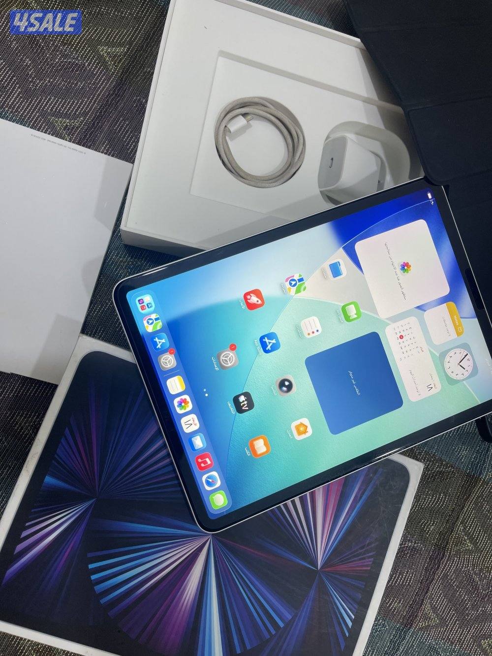 ايباد ابل برو 11 انش 512 قيقا بطارية 90 ام ون معالج مع كيبورد ابل اصلي1