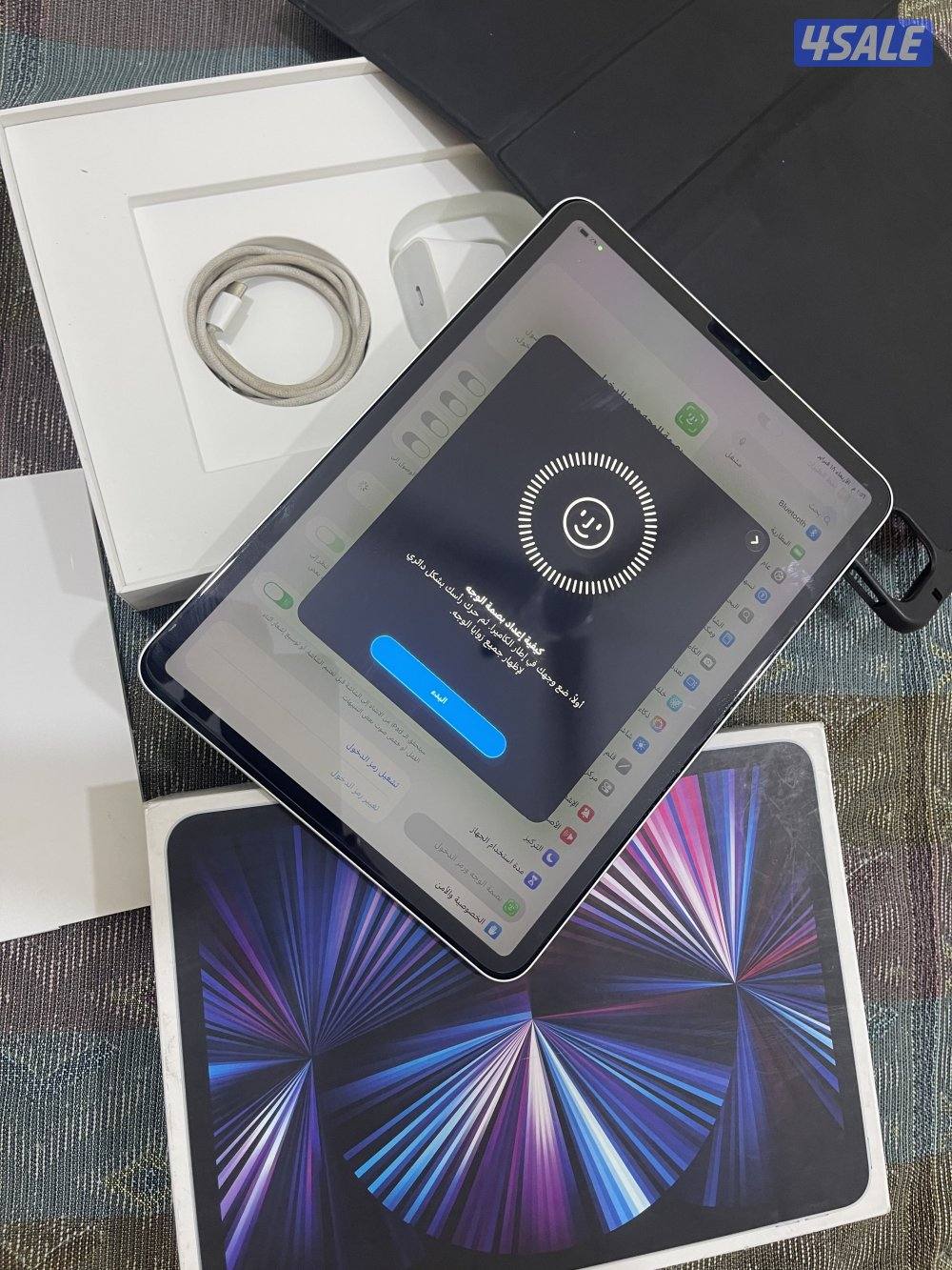 ايباد ابل برو 11 انش 512 قيقا بطارية 90 ام ون معالج مع كيبورد ابل اصلي5