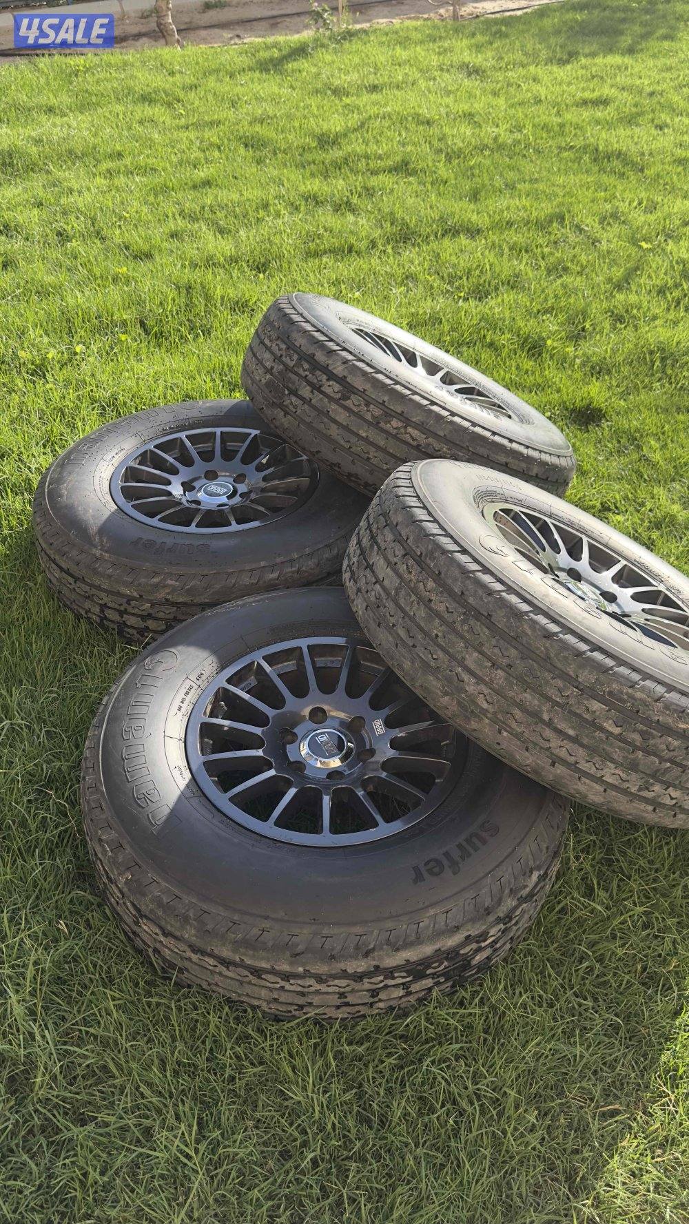 للبيع 4 رنقات برايد اسباني 6 براغي مع 4 شواهين انظاااف1