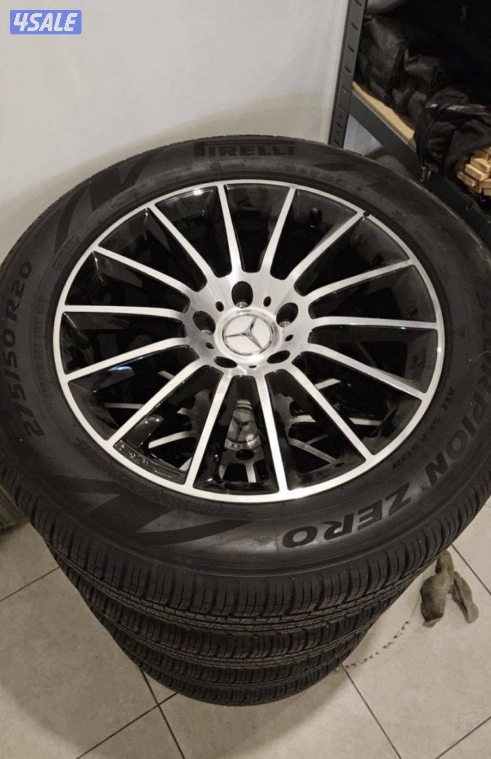 للبيع ٤ رنقات وكاله  g500 night  نظاف جداً  بدون تواير فقط رنقات1