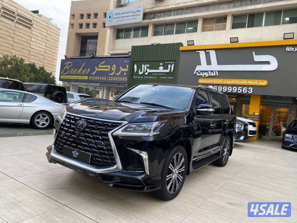 لكزس LX570 S موديل 2021 عداد 151 الف كيلو فقط سيرفس منتظم صبغ الوكاله0