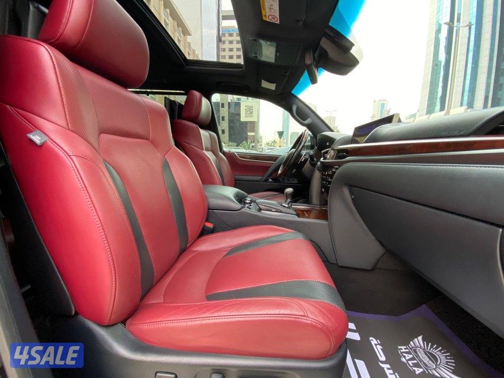 لكزس LX570 S موديل 2021 عداد 151 الف كيلو فقط سيرفس منتظم صبغ الوكاله6