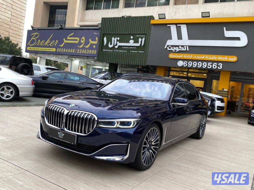 بي ام دبليو 740Li موديل 2020 عداد 42 الف كيلو فقط صبغ وكاله وارد وكاله0