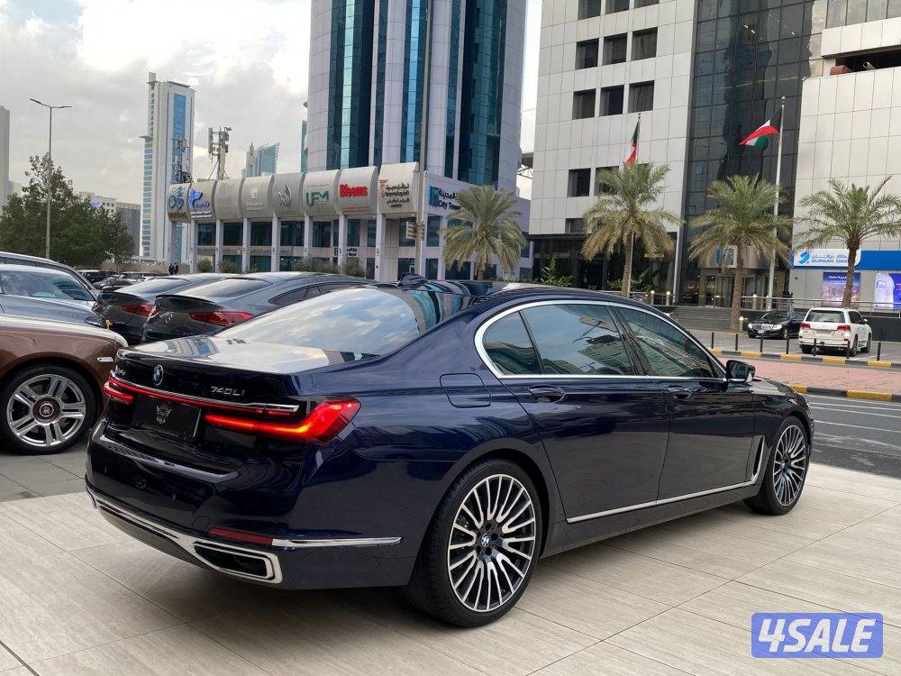 بي ام دبليو 740Li موديل 2020 عداد 42 الف كيلو فقط صبغ وكاله وارد وكاله3