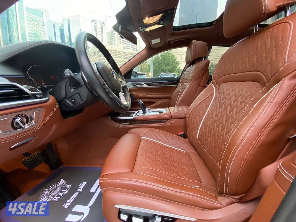 بي ام دبليو 740Li موديل 2020 عداد 42 الف كيلو فقط صبغ وكاله وارد وكاله5