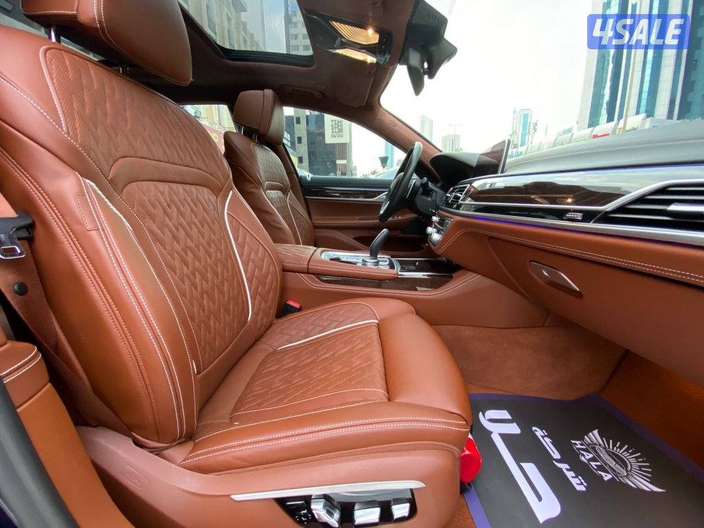 بي ام دبليو 740Li موديل 2020 عداد 42 الف كيلو فقط صبغ وكاله وارد وكاله6