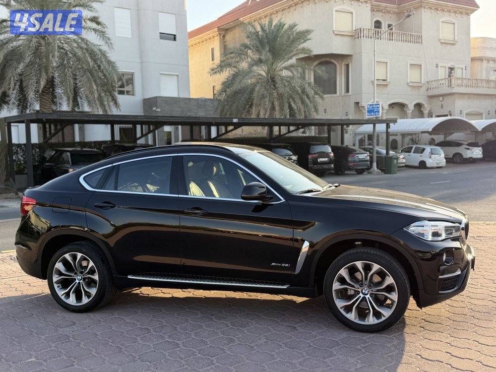 بي ام X6 موديل 2017 عداد 84 الف صبغ الوكاله1