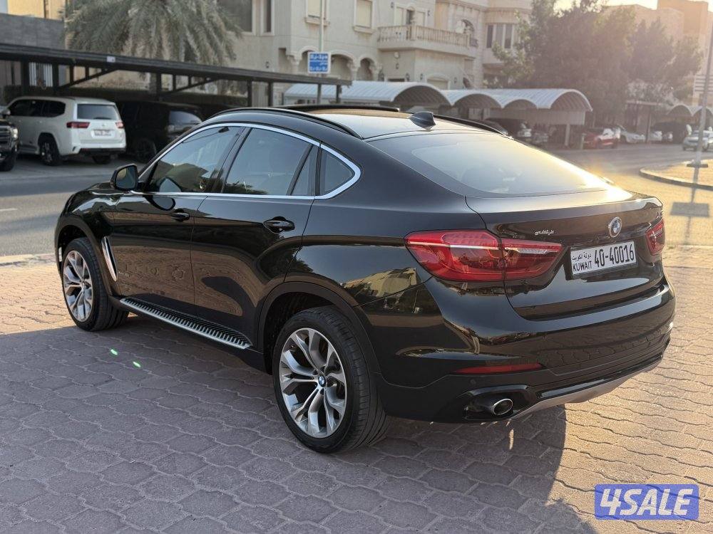 بي ام X6 موديل 2017 عداد 84 الف صبغ الوكاله7