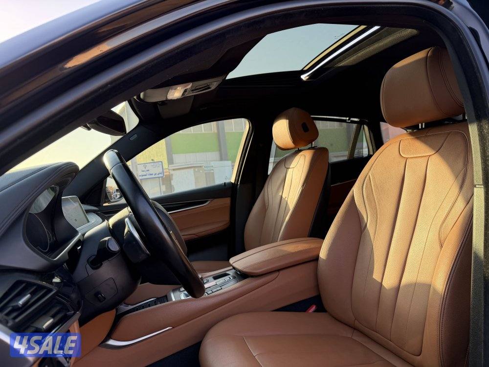 بي ام X6 موديل 2017 عداد 84 الف صبغ الوكاله8