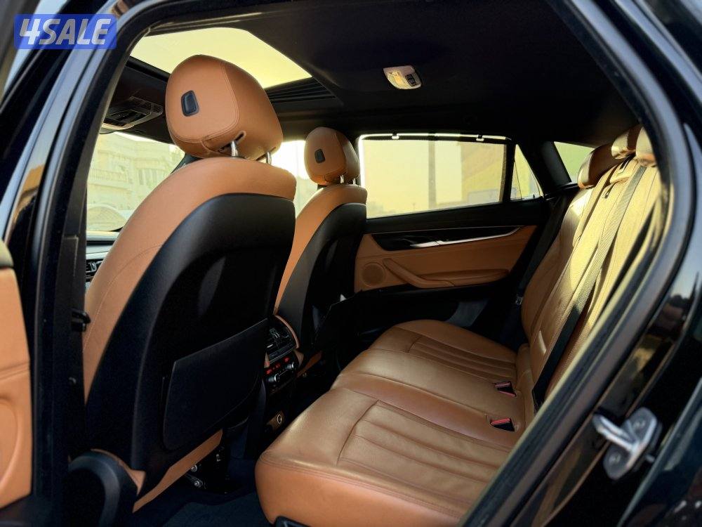 بي ام X6 موديل 2017 عداد 84 الف صبغ الوكاله9