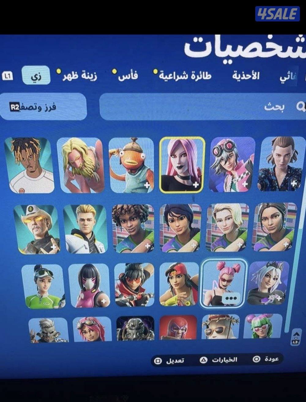 حساب فورتنايت نادر شيطون ٢٥ فقط2