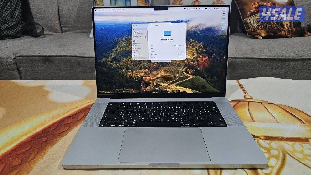 Macbook pro, M1 pro chip, 16 inch, 20211