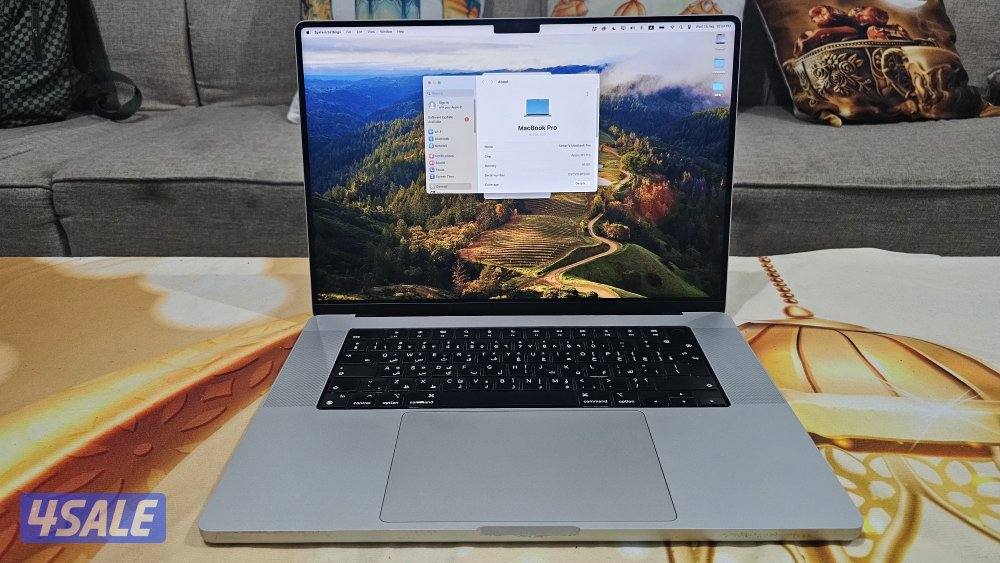 Macbook pro, M1 pro chip, 16 inch, 20213