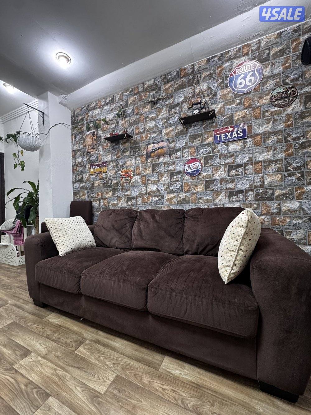 Sofa set with cover 3 seater and 1 seater1